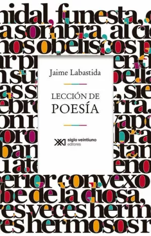 LECCIÓN DE POESÍA