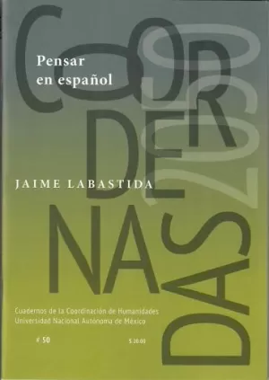 PENSAR EN ESPAÑOL