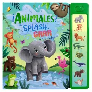 LIBRO INFANTIL CON SONIDOS: SUPER SONIDOS: ANIMALES SPLASH GRRR Y MÁS SONIDOS