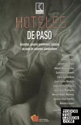 HOTELES DE PASO, SECRETOS,  AMORES PROHIBIDOS,  CARICIAS DE SEDA DE AMANTES CLANDESTINOS:  BARRY GIFFORD, ALONSO CUETO ,JENNIFER CLEMENT, ALBERTO RUY SANCHEZ, GUILLERMO FADANELLI, CARLA GUELFENBEIN, J