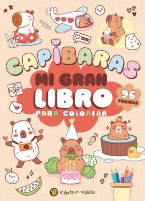 MI GRAN LIBRO PARA COLOREAR: CAPIBARAS