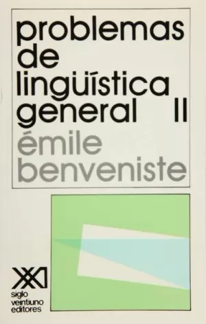 PROBLEMAS DE LINGUISTICA GENERAL VOL 2
