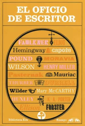 OFICIO DE ESCRITOR, EL. ENTREVISTAS CON GRANDES AUTORES