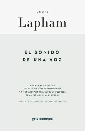 EL SONIDO DE UNA VOZ