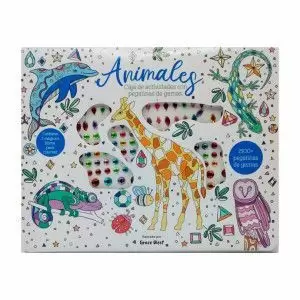 ANIMALES (CAJA CON PEGATINAS DE GEMAS)