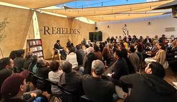 Juan Villoro presentó “La figura del mundo”, en el primer aniversario de Sándor Márai Librería